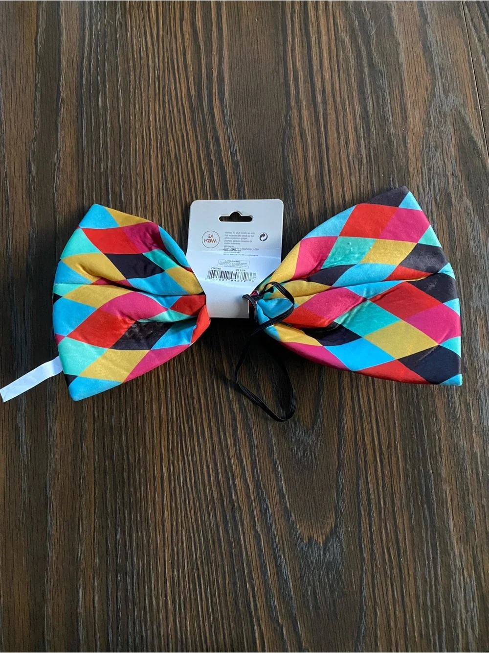 Kids Jumbo Clown Bow Tie - Multicolor